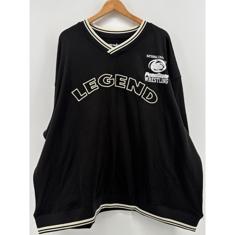 Penn State Wrestling National Champion Legendary Rootz Jersey Mens Black 1X NWOT